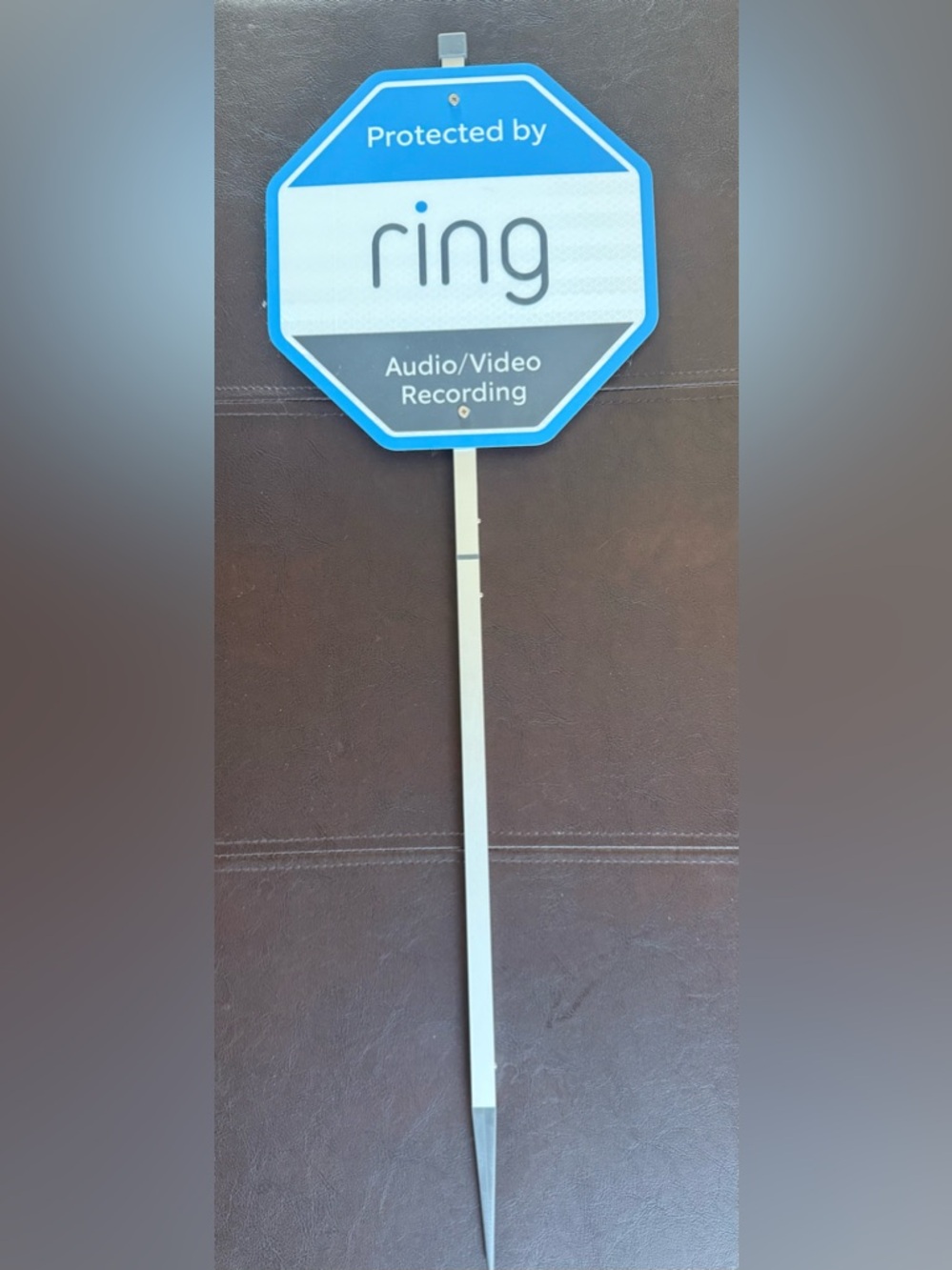 Ring Security Yard Sign On Stake